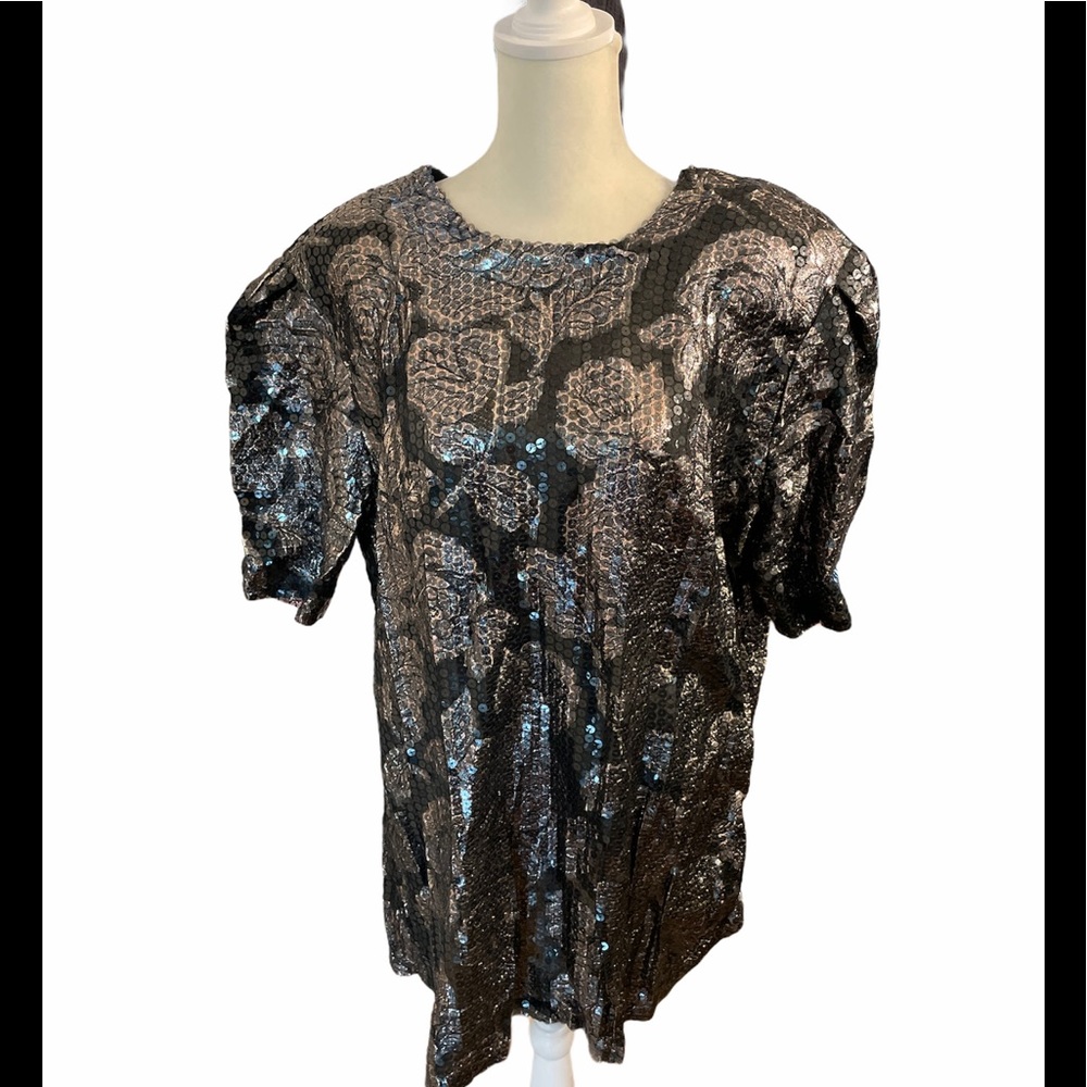 Women’s Plus Sequin Blouse